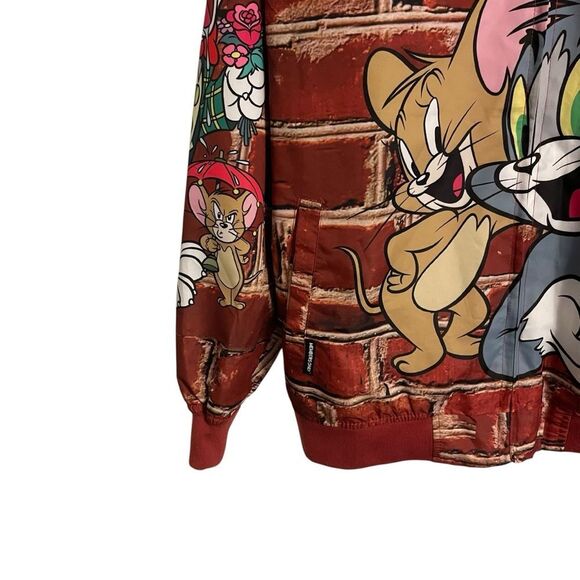 Tom & Jerry Members Only Bombers Varsity Streetwear Jacket MED - Picture 5 of 7